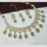 NAFJ Premium Polki Kundan Necklace Set