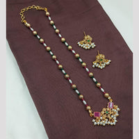 NAFJ Pota Stone and Beads Necklace Long Necklace Set