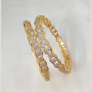NAFJ American Dimond Bangle Set