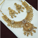 NAFJ Kundan And Beads Necklace Set