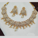 NAFJ Kundan And Beads Necklace Set
