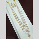 NAFJ Polki Kundan Long Necklace Set