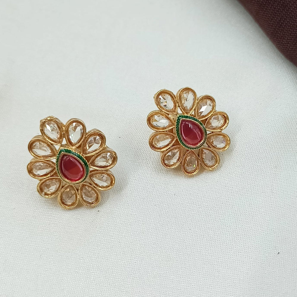 NAFJ Sparkling Beauty Crystal Stones Stud Earrings