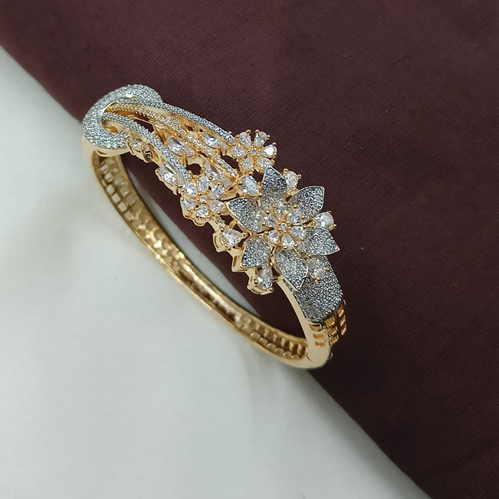 NAFJ Fashionable American Diamond And Austrian Delicate Openable Bracelet