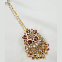 NAFJ Mughal Majesty Kundan Stone Mangtikka {Headpiece}