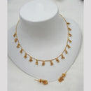 NAFJ Glow Up Gold Plated Pearl Necklace Set