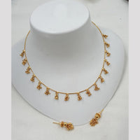 NAFJ Glow Up Gold Plated Pearl Necklace Set
