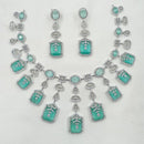 NAFJ Majestic Shine American Diamonds Necklace Set
