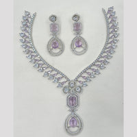 NAFJ Starshine American Diamonds Necklace Set