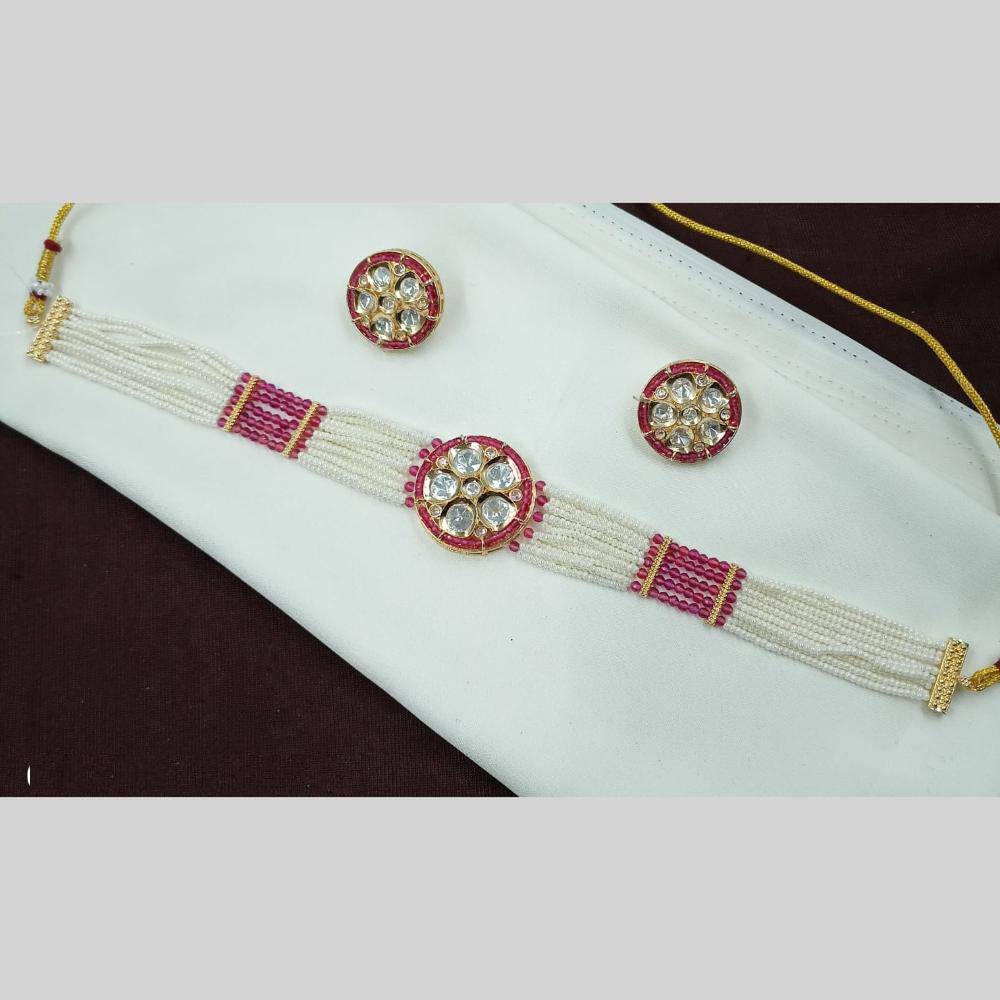 NAFJ  Pearl Choker Necklace Set