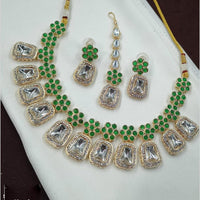 NAFJ Kunda Stone And Pota Stone Necklace Set