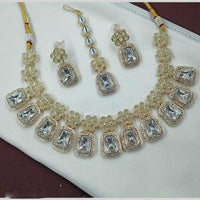 NAFJ Kunda Stone And Pota Stone Necklace Set