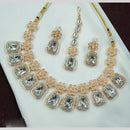 NAFJ Kunda Stone And Pota Stone Necklace Set