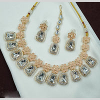 NAFJ Kunda Stone And Pota Stone Necklace Set