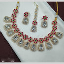 NAFJ Kunda Stone And Pota Stone Necklace Set