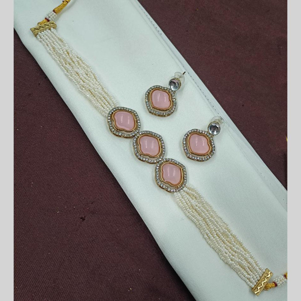 NAFJ Pearl Choker Set for Weddings & Festive Glam