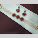 NAFJ Pearl Choker Set for Weddings & Festive Glam