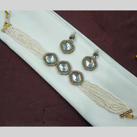 NAFJ Pearl Choker Set for Weddings & Festive Glam