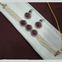 NAFJ Pearl Choker Set for Weddings & Festive Glam