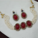 NAFJ Pearl Choker Set for Weddings & Festive Glam