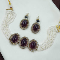 NAFJ Pearl Choker Set for Weddings & Festive Glam