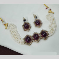 NAFJ Pearl Choker Set for Weddings & Festive Glam