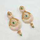 NAFJ Traditional Teardrop Meenakari Dangler Earrings