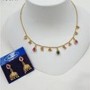 NAFJ Pota Stone Stylish Minimalist Necklace Set