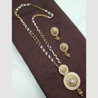NAFJ Designer Long Pendant Set with Pearl Beads
