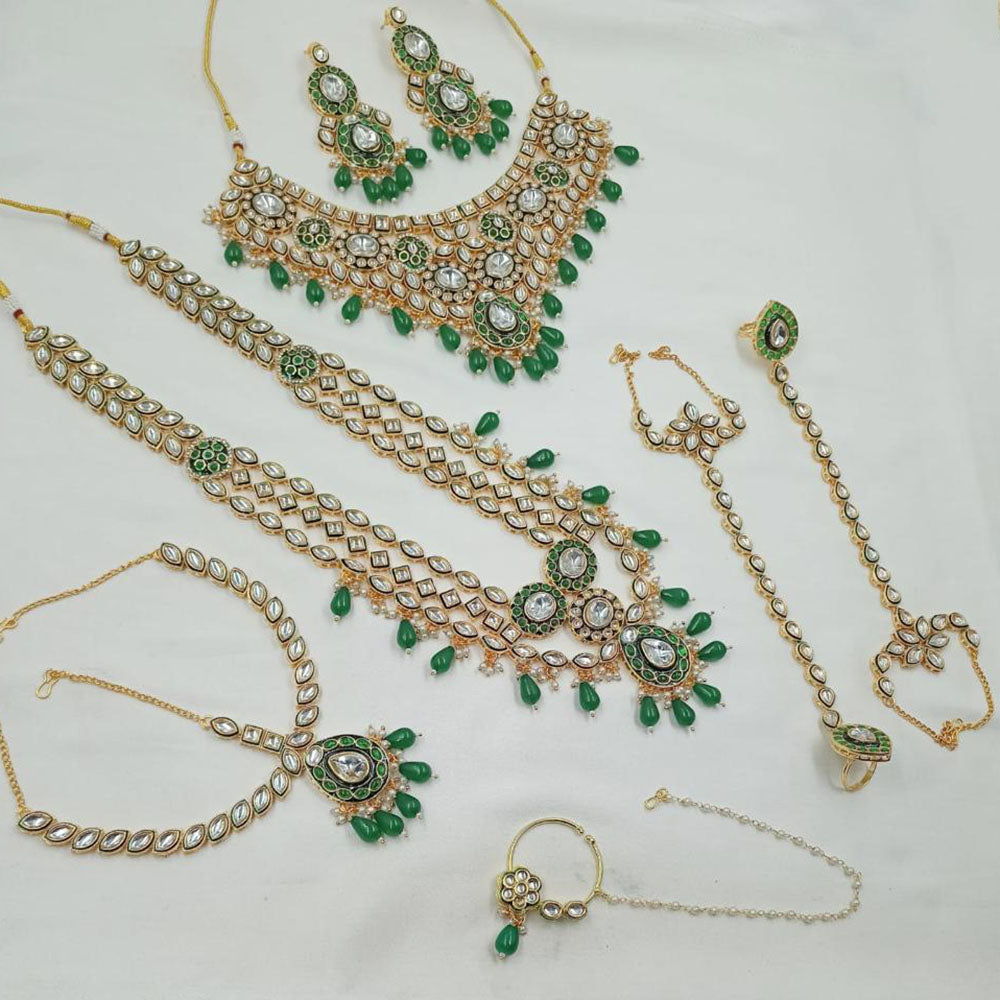 NAFJ Grand Indian Bridal Kundan Set