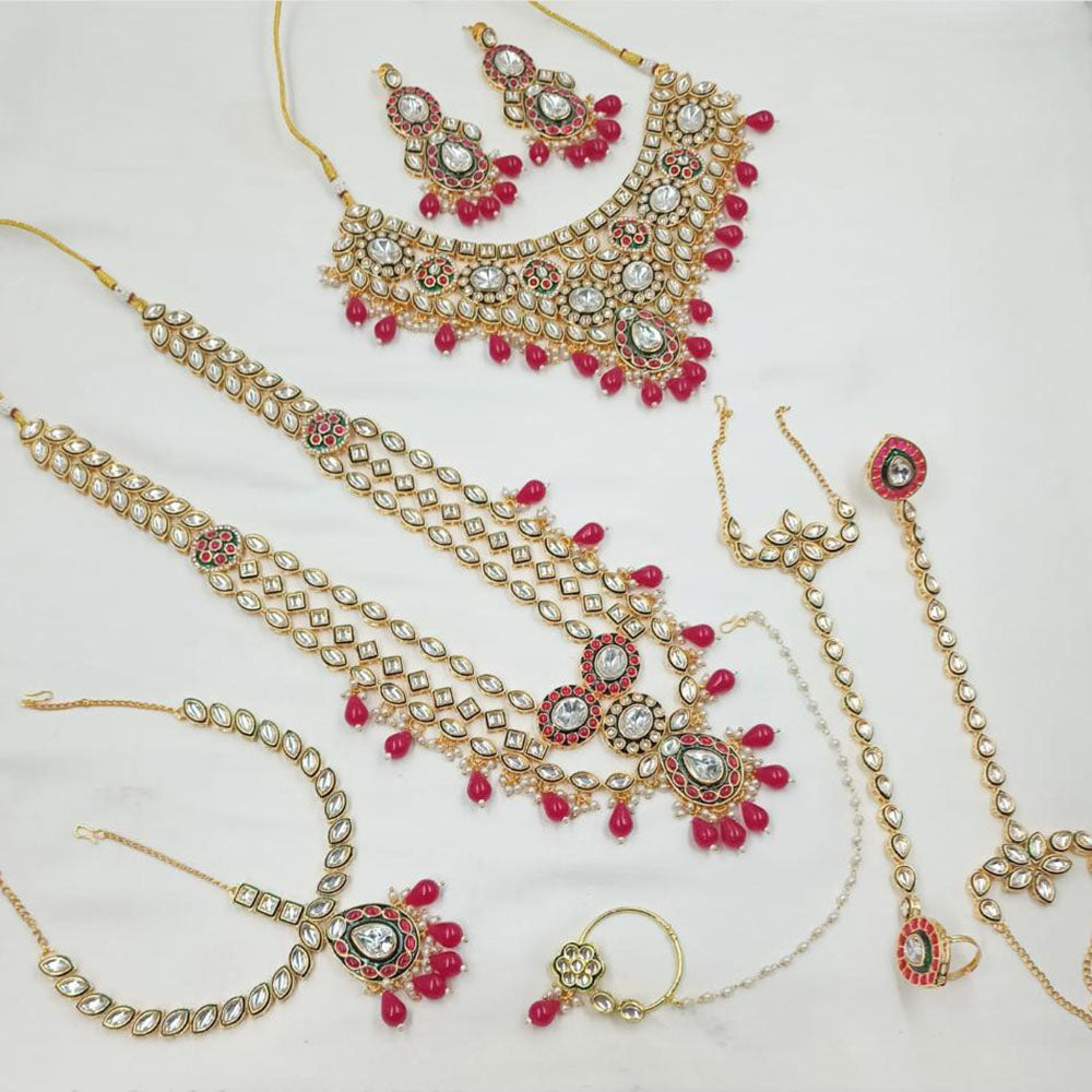 NAFJ Grand Indian Bridal Kundan Set