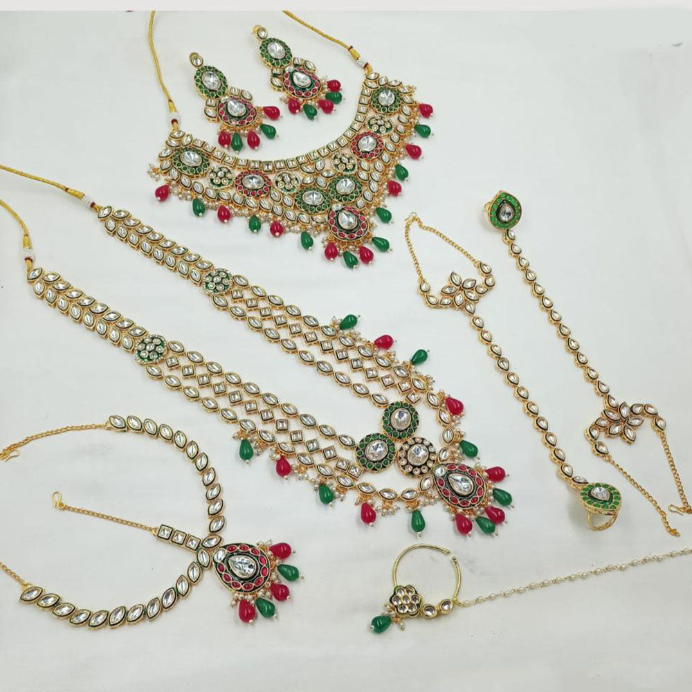 NAFJ Grand Indian Bridal Kundan Set