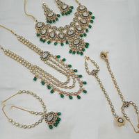 NAFJ Grand Indian Bridal Kundan Set 