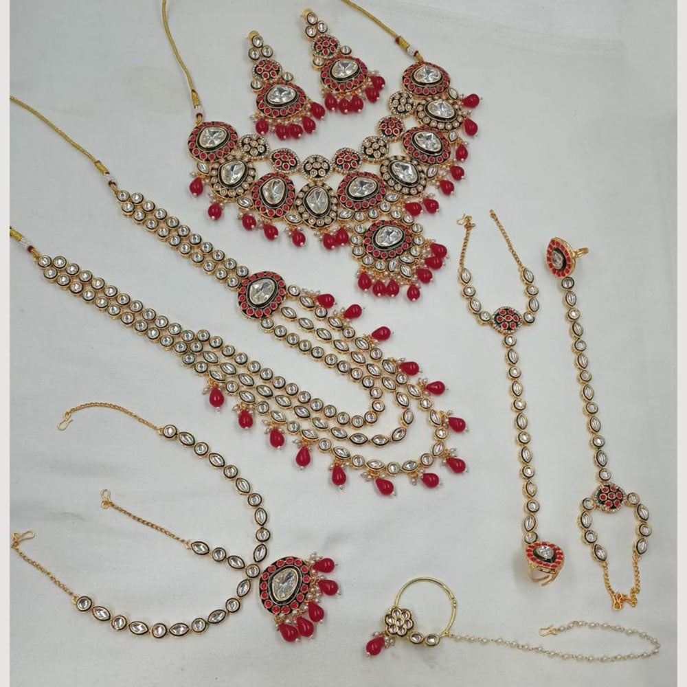 NAFJ Grand Indian Bridal Kundan Set
