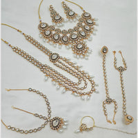 NAFJ Grand Indian Bridal Kundan Set