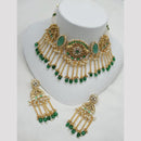 NAFJ Pota Stone Necklace Set with Antique Copper Plating