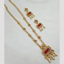 NAFJ Traditional Long Necklace Set with Antique Copper Plating