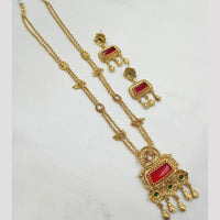 NAFJ Traditional Long Necklace Set with Antique Copper Plating