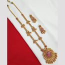 NAFJ Traditional Long Necklace Set with Antique Copper Plating