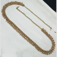 NAFJ Elegant Crystal Stone Kamarbandh in Mehndi Polish Finish