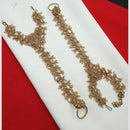 NAFJ Bridal Glam Crystal Stone Hand Harness for Weddings & Festive Wear