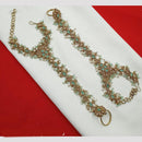 NAFJ Bridal Glam Crystal Stone Hand Harness for Weddings & Festive Wear