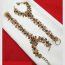NAFJ Bridal Glam Crystal Stone Hand Harness for Weddings & Festive Wear