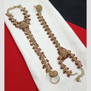 NAFJ Bridal Glam Crystal Stone Hand Harness for Weddings & Festive Wear