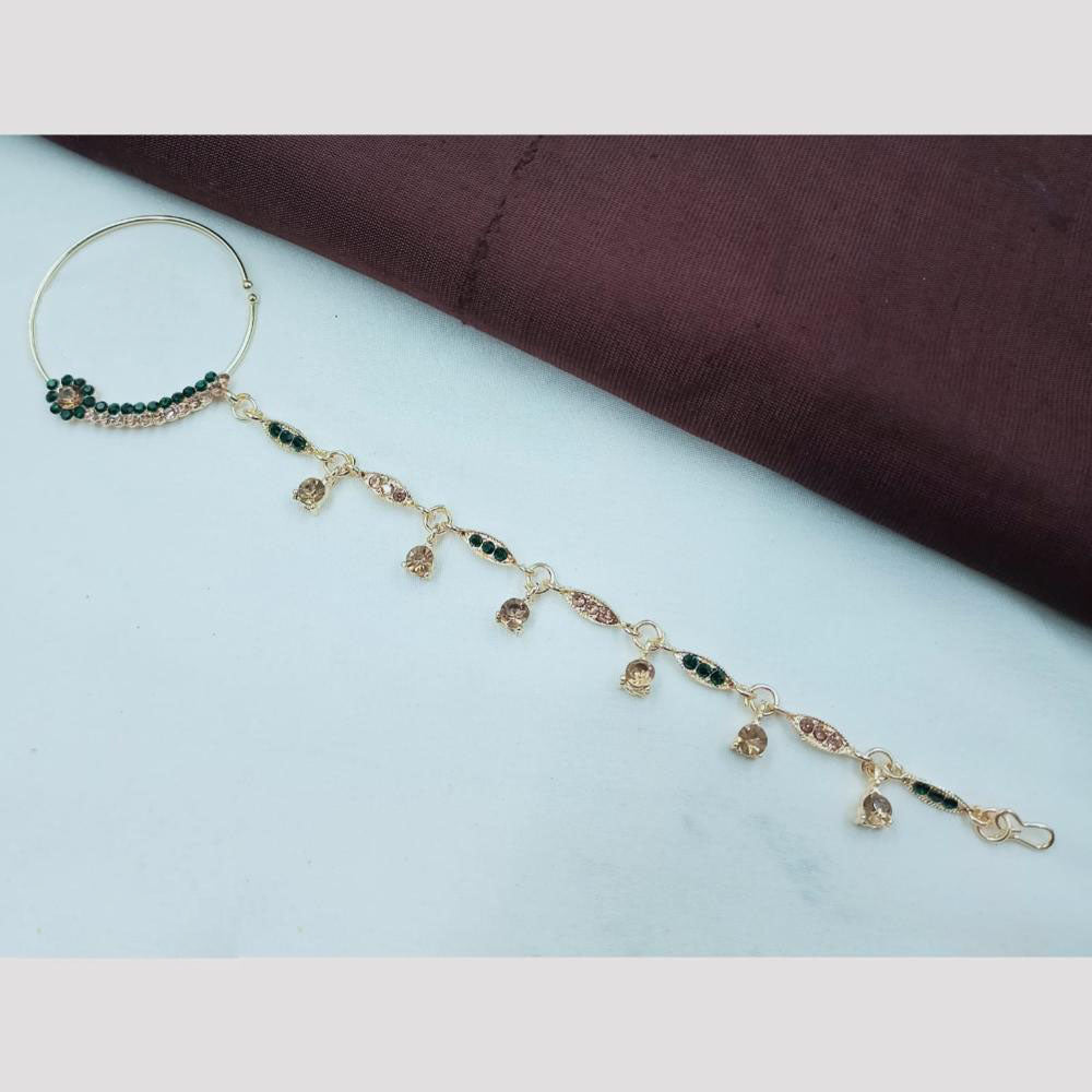 NAFJ Classic Nose Ring Embellished with Sparkling Austrian Stone