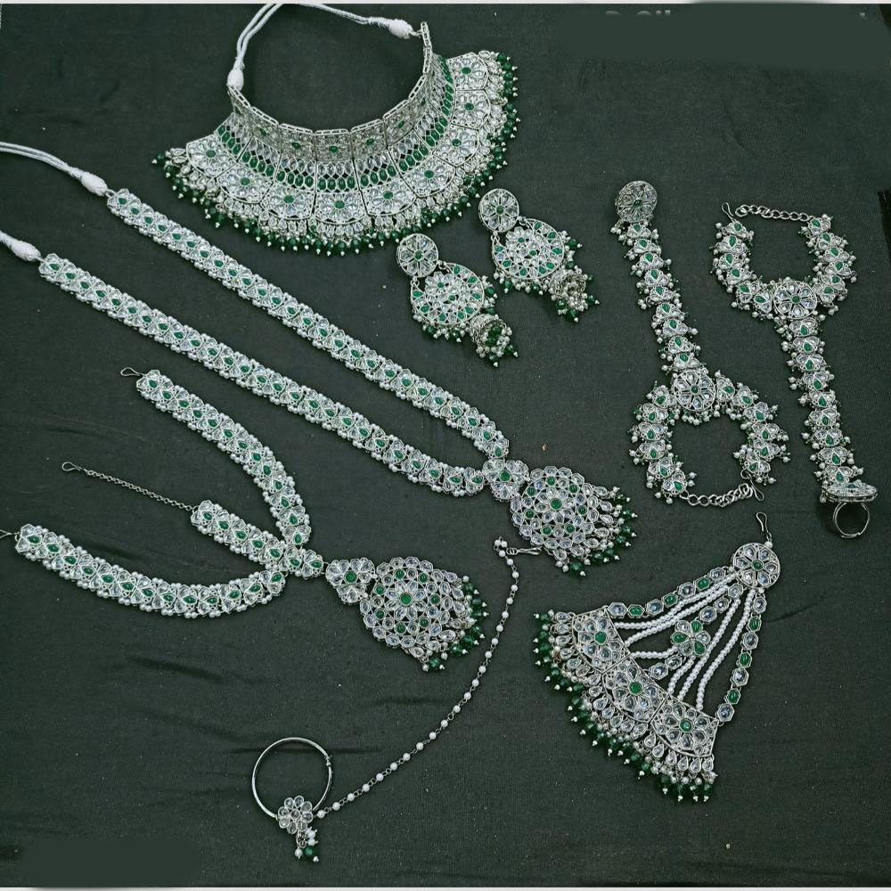 NAFJ Bridal Set Crystal Stones for Weddings & Special Occasions