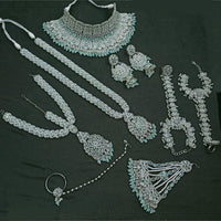 NAFJ Bridal Set Crystal Stones for Weddings & Special Occasions