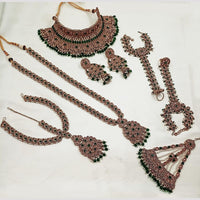 NAFJ Bridal Set Crystal Stones for Weddings & Special Occasions