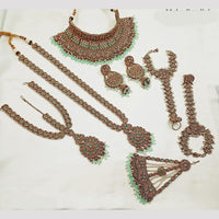 NAFJ Bridal Set Crystal Stones for Weddings & Special Occasions