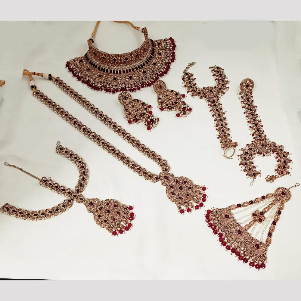 NAFJ Bridal Set Crystal Stones for Weddings & Special Occasions